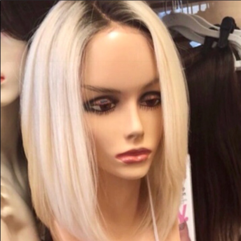 True Platinum Blonde Human Hair Wig